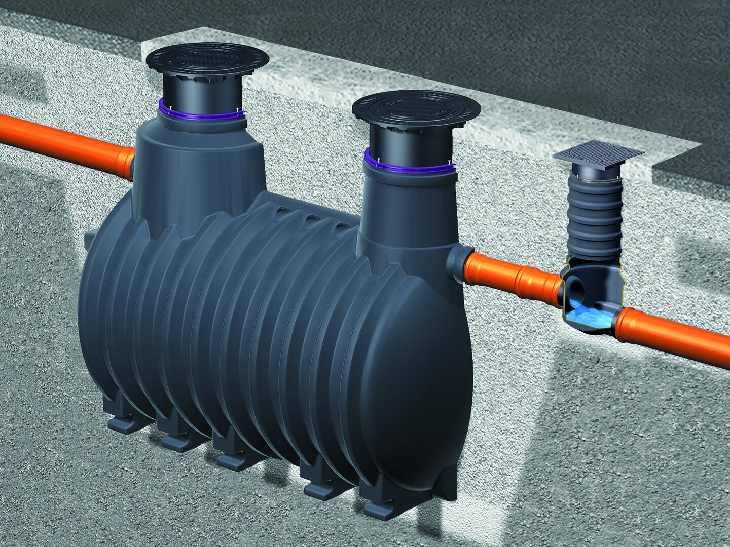 Inbouwvoorbeeld van een zetmeelafscheider EasyStarch ground