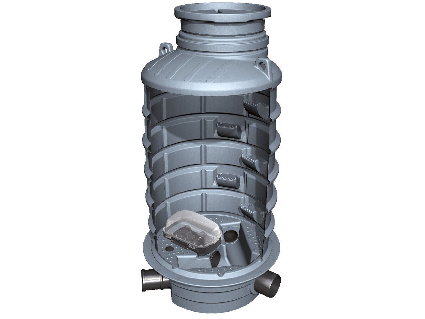 Rückstauschacht LW 1000 mit Controlfix